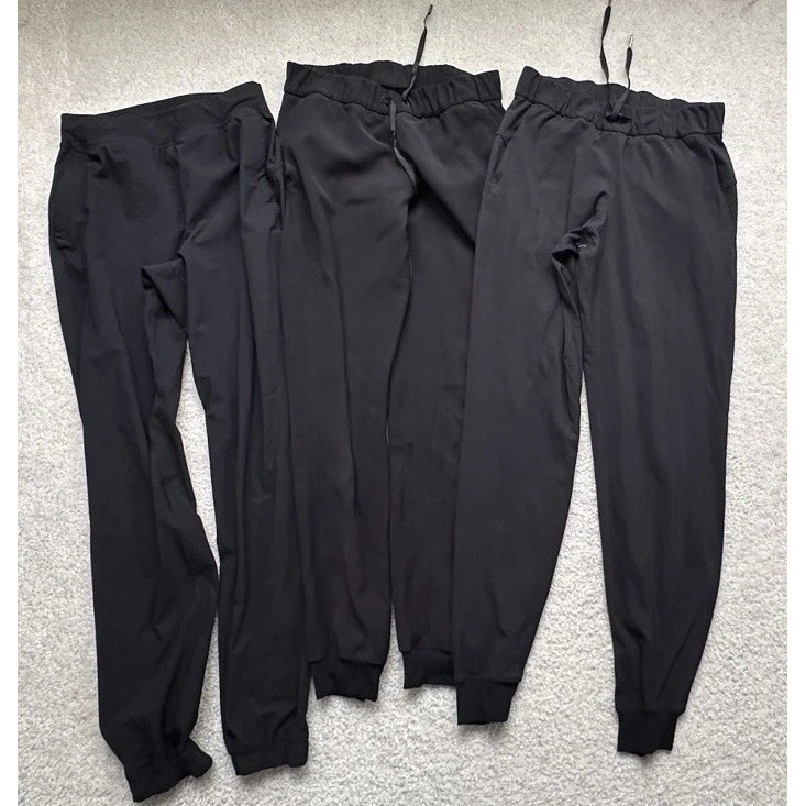 Lululemon Lot 3 Women Joggers Size 4 Black